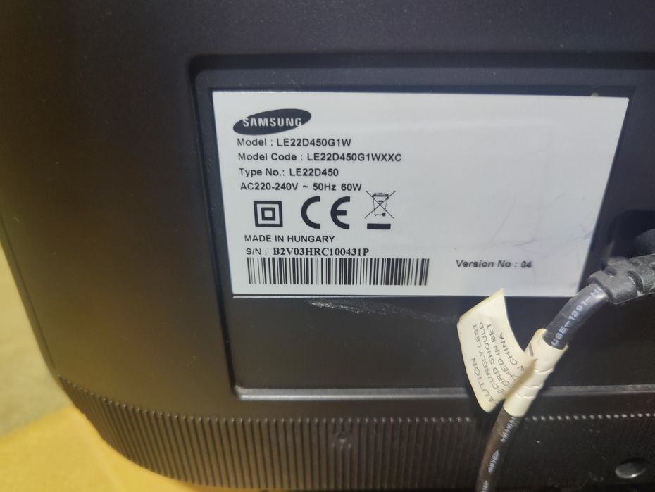 TV Samsung 22 polegadas  LE22d450G1W