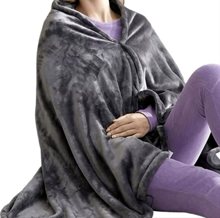 Плед с подогревом Usb электро одеяло покрывало з підігрівом,шаль