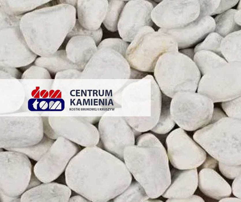 Promocja! Otoczak Bianco Carrara 16-22mm – Kamień Ogrodowy Dekoracyjny