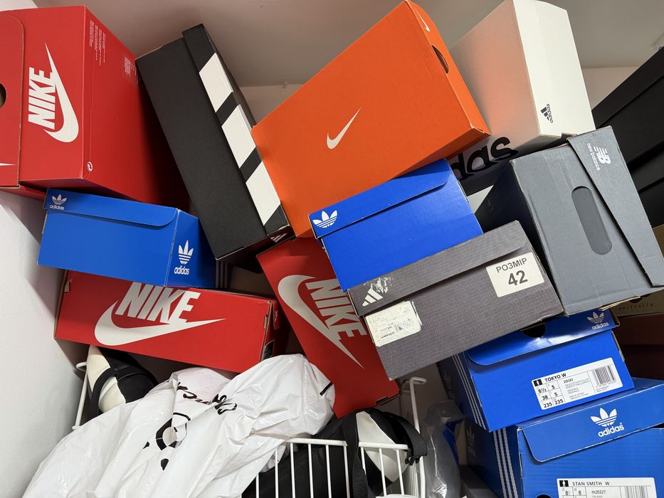 Коробки nike adidas new balance lacoste, tommy