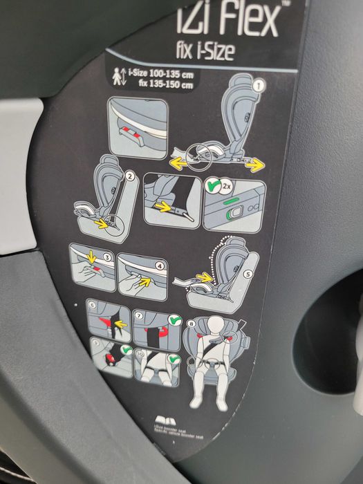 Fotelik samochodowy: BeSafe Izi Flex Fix I-size