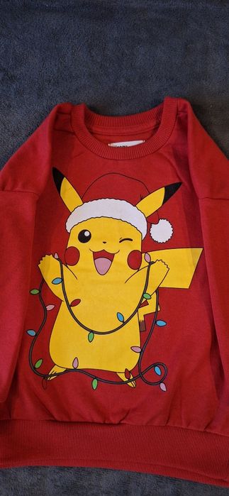 Bluza świąteczna Pikachu Pokemon Sinsay 116