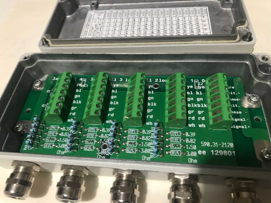 Клемная коробка H B M VKK 1 - 4, тензодатчики для весовой