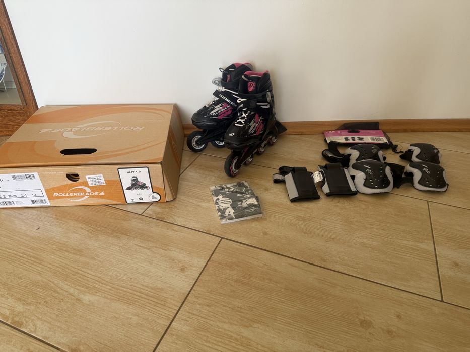 Rolki Rollerblase 32-35 i ochraniacze