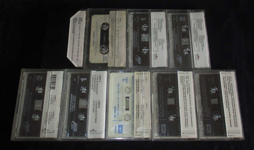 Cassetes Audio K7 Rui Veloso Sitiados Quim Barreiros