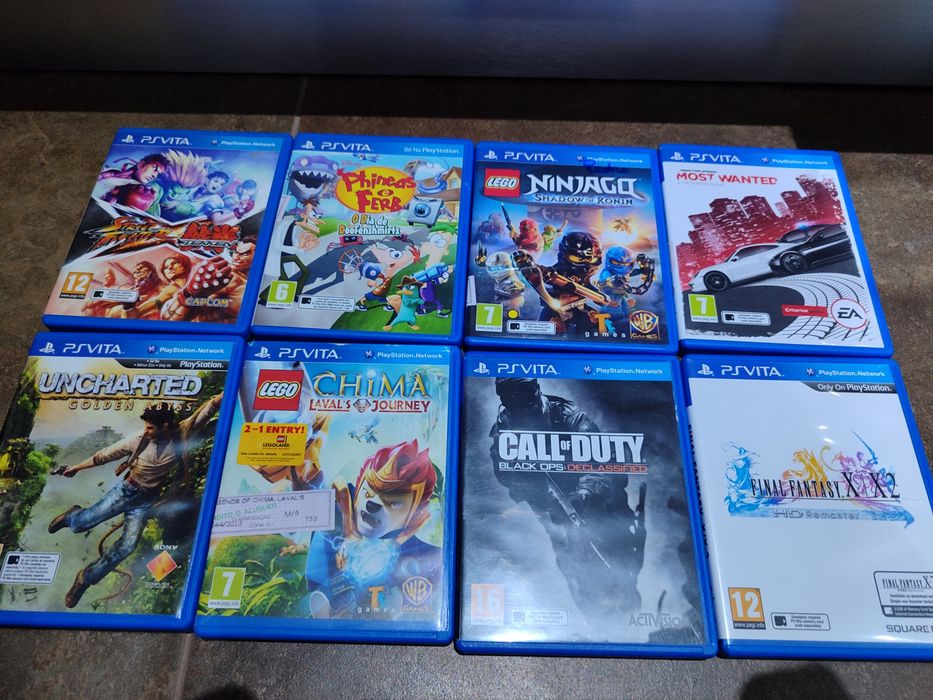 Jogos.  PSPvita exclusivos