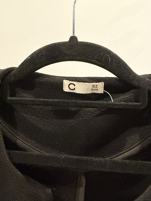 Bolerko czarne  dziewczęce rozmiar xs/s 152cm/12 lat