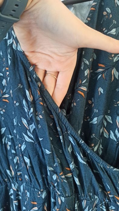 Sukienka midi wiązana liście Naoko