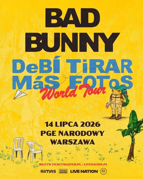 Bilety na koncert Bad Bunny 14.07 trybuna Premium Los Vecinos (zaraz za sceną)