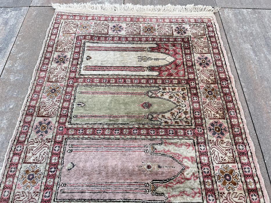 Cudny ręcznie tkany wełniany chodnik Kayseri 84x228cm