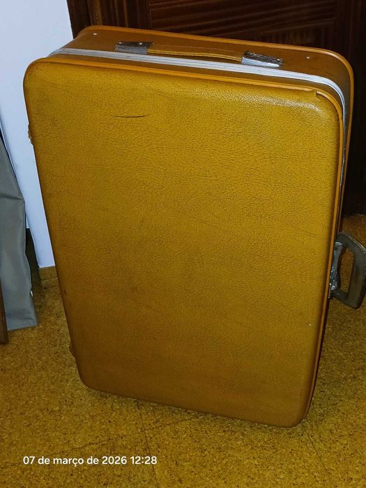 Mala de viagem vintage de luxo.