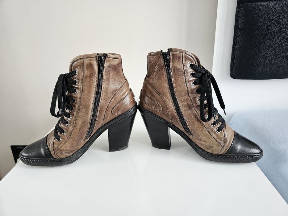 Buty botki skóra Prima Moda r. 38