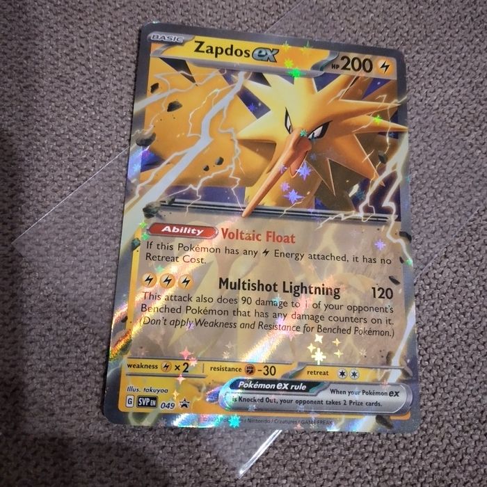 Zapdos Ex - PROMO 151 - Karty Pokemon