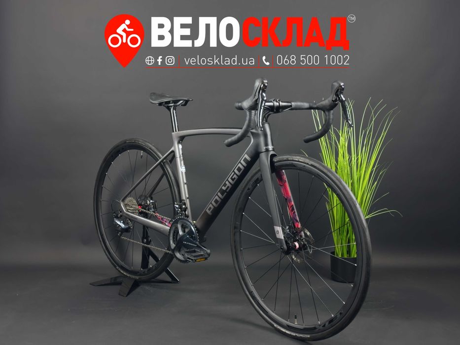 Велосипед  вживаний  28 Polygon Strattos S8 Carbon Розмір S 150 160 см
