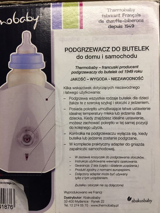 NOWY Pogrzewacz do butelek do domu i auta