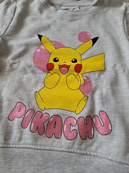 Bluza dresowa dziewczęcą - Pikachu - rozm 98/104