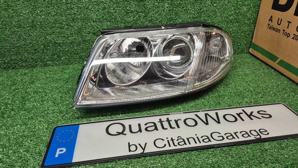 VW Passat B5(3BG)10.00-11.05-ÓTICA/FAROL FRENTE ESQUERDO NOVO EMBALADO
