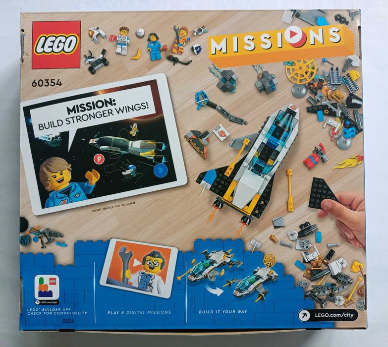 LEGO CITY missions Wyprawy badawcze statkiem marsjańskim (60354)