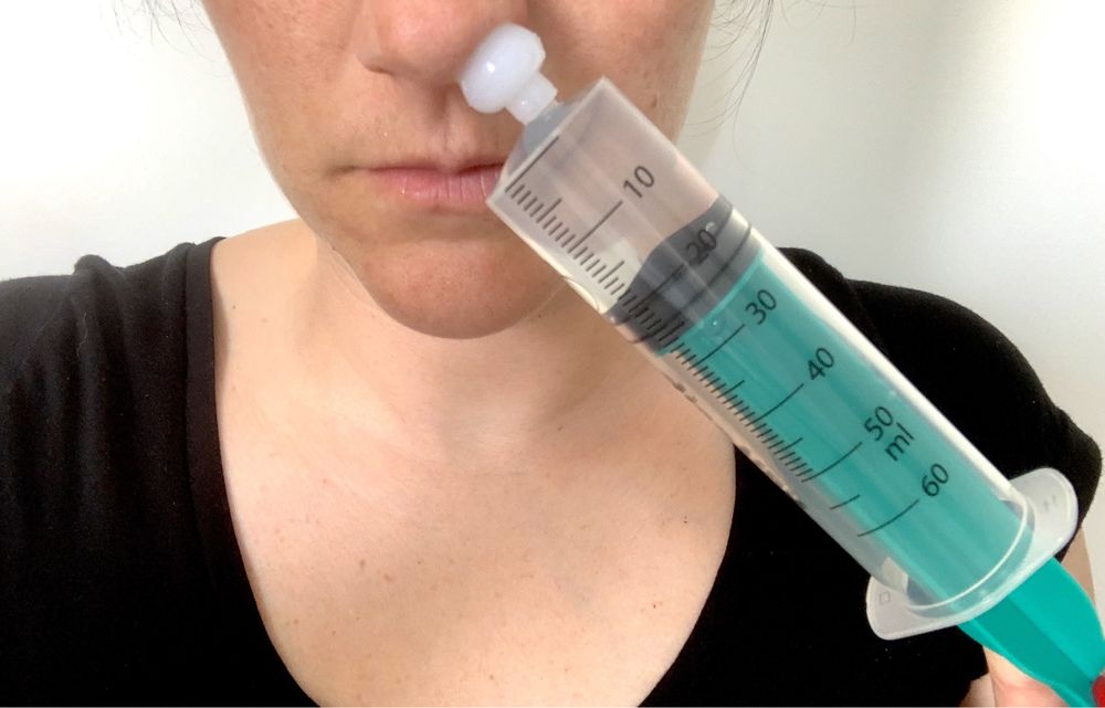 Kit de Lavagem Nasal p/ Adultos - 1 seringa de 60mls -Portes incluídos