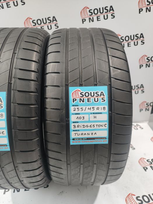 2 pneus semi novos 255-45R18 Bridgestone - Oferta da Entrega em casa