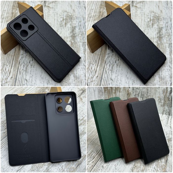 Чехол книжка Fibra на Xiaomi Redmi Note 13 Pro 5G/ Poco X6 5G. Чохол