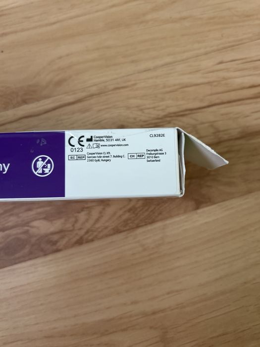 Soczewki iWear Harmony CooperVision sfera -1,25, cylinder -0,75 os 180