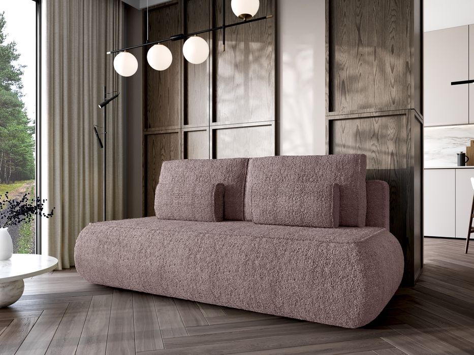 Sofa rozkładana baranek boucle prosto od producenta