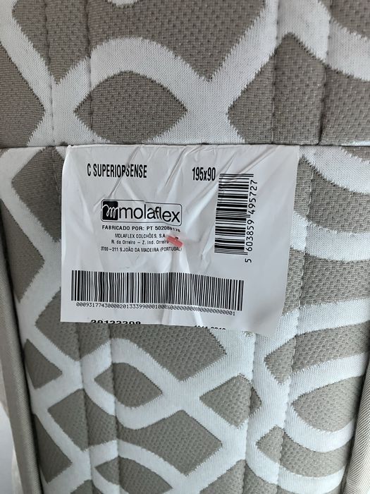 Colchão Molaflex 195x90 Superior Sense, como  NOVO