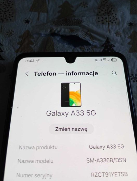 Sprzedam samsung galaxy A33 5g