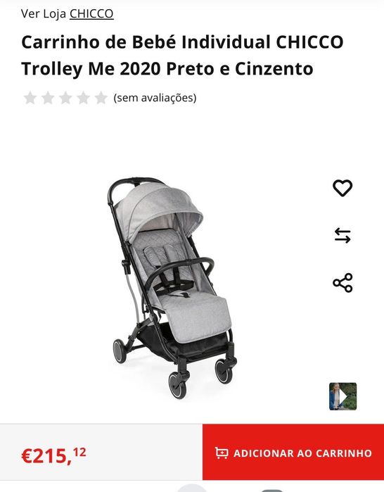 Carrinho passeio Chicco