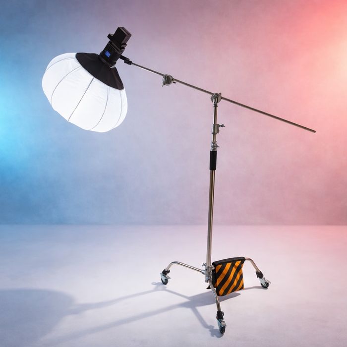 C-Stand Profi-Light  330см журавль стійка і стріла  на колесах+ шпигот+ мішок