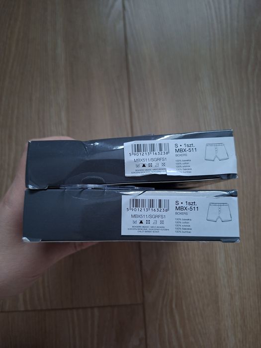 Bokserki męskie Atlantic, rozmiar S, 2PACK, bawełna