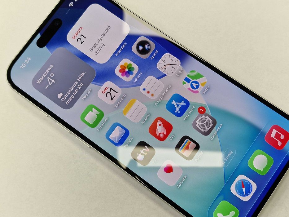Iphone 16 Plus 128GB/ 16+/ White/ Biały/ A3290/ 100%/ Grade A + ładowarka