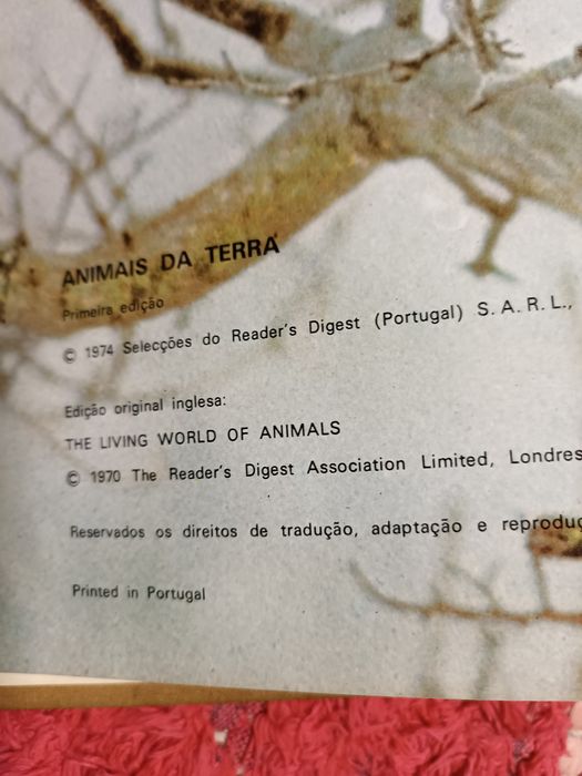 Livro Animais da Terra