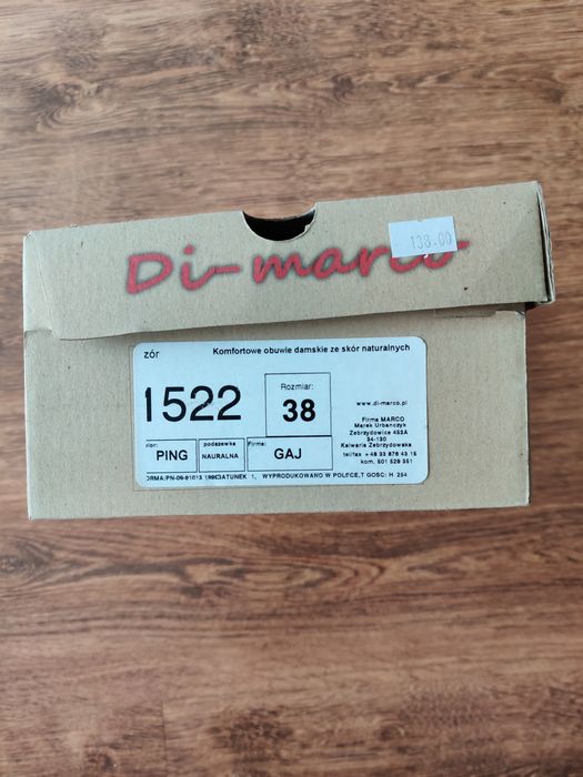 Buty ze skóry 38