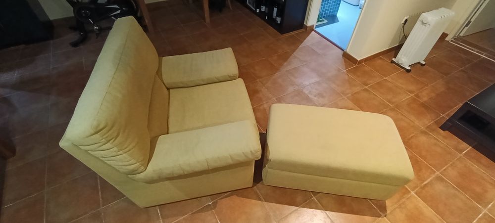 Conjunto maple e puff