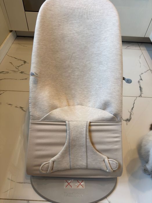 Баунсер BabyBjorn Bouncer Bliss 3D Jersey + іграшка  Googly Eyes