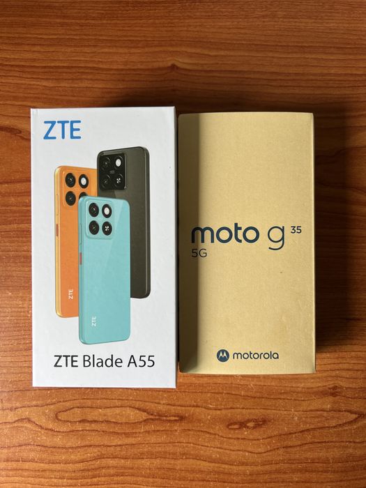Motorola G35 e zTE Blade A55