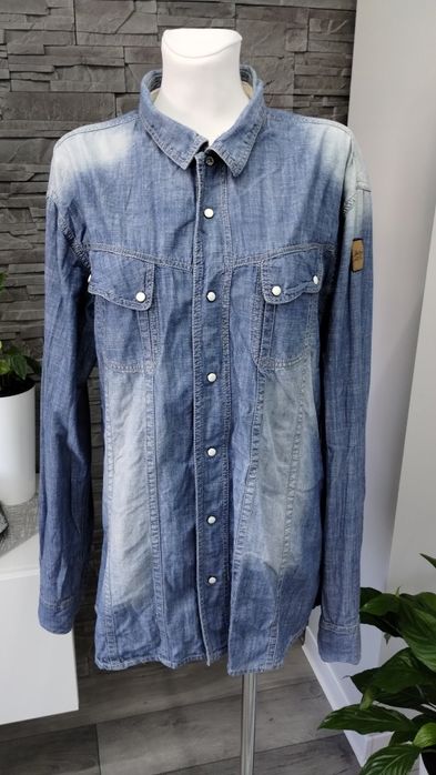 Oryginalna koszula jeansowa Vintage rozmiar XXXL