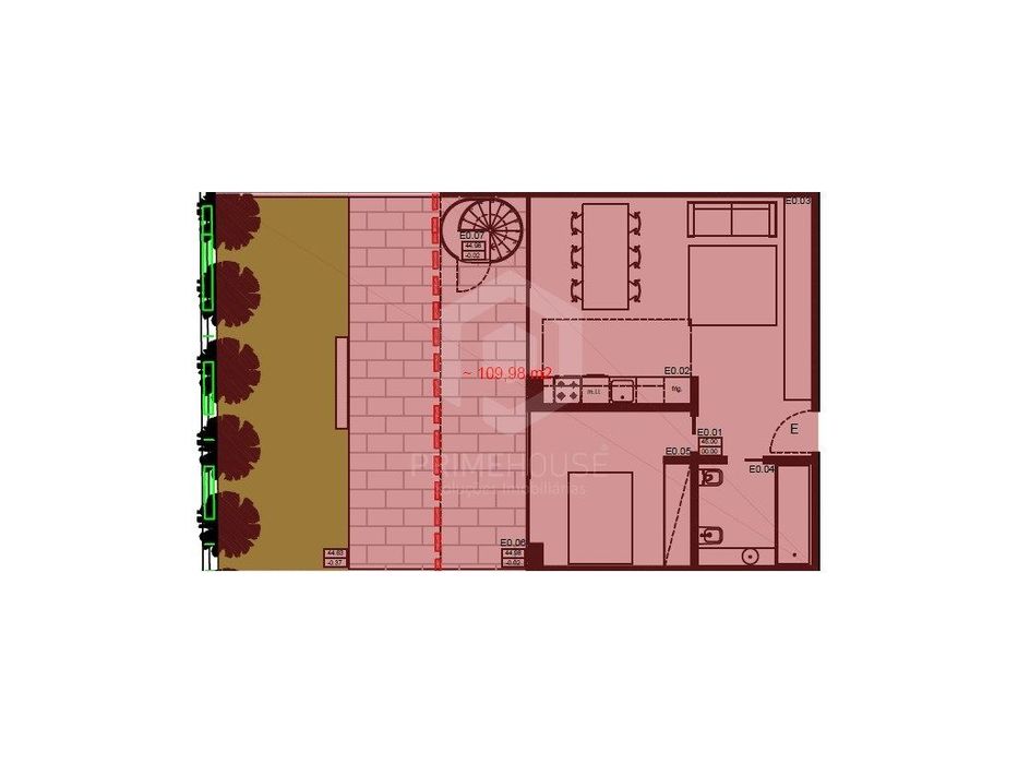 T1 exclusivo em Lagos com amplo terraço