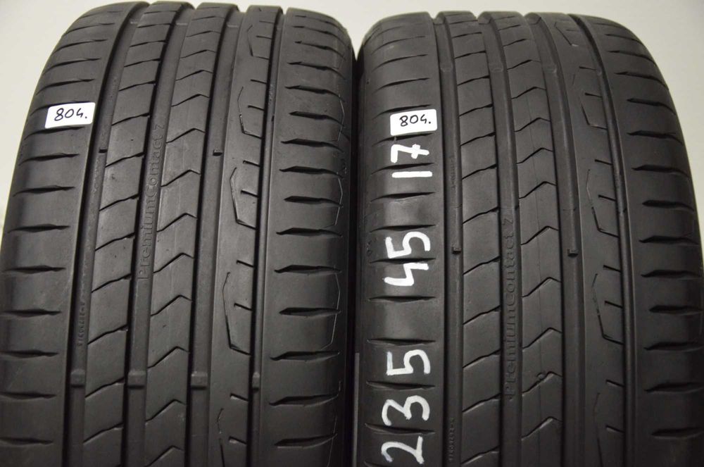 ROK 2023, 235/45 R17 Continental PremiumContact 7 Letnie para nr804