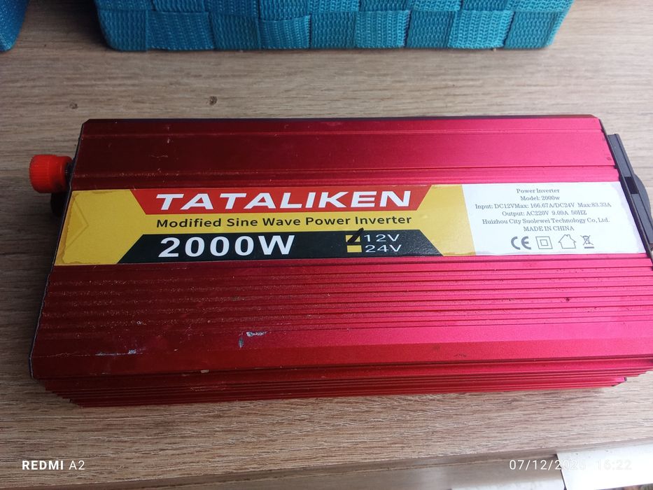 Inversor 2000w 12v