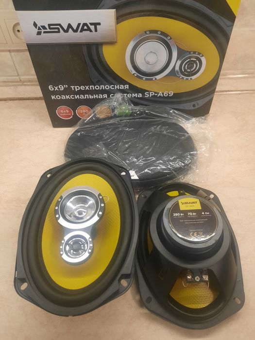 Динамики  6/9 овалы в авто.