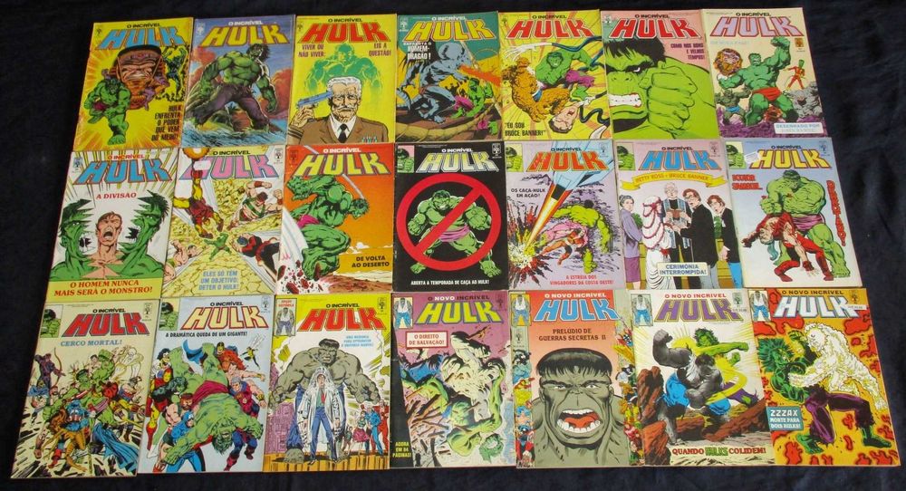 Livros BD O Incrível Hulk Abril Marvel