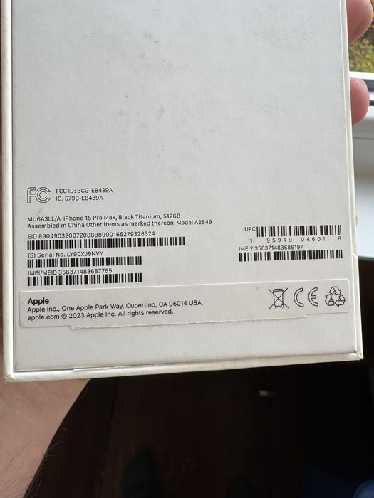 Iphone 15 pro max 512 gb