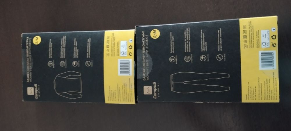 Termoaktywna koszulka i leginsy S/M