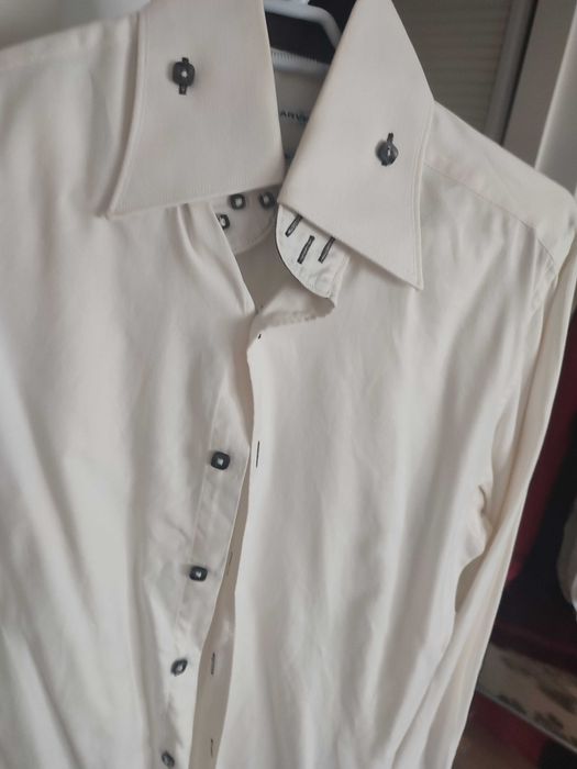 Camisas de homem com colarinho alto italiano