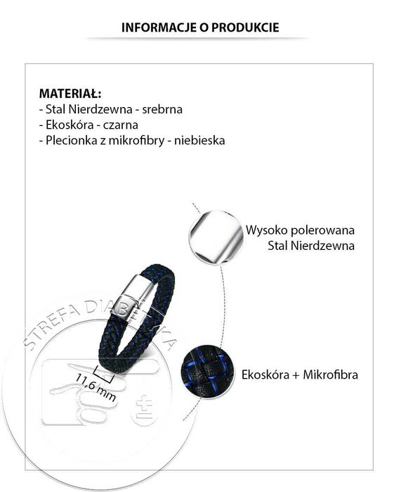 Bransoleta – INFO Medyczne CUKRZYCA 2 / DIABETES 2 – Silver205