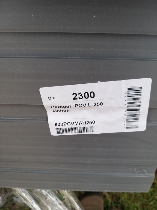 Parapet wewn.mahoń