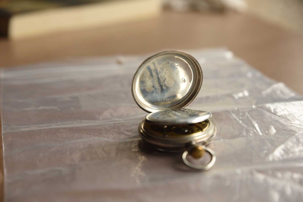 International watch company IWC de bolso em prata